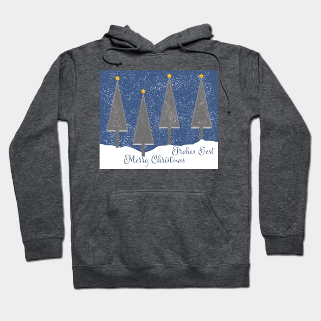 Merry Christmas/ Frohes fest Hoodie by PandLCreations